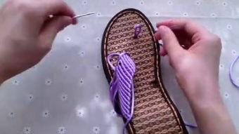 情侣毛线拖鞋编织视频,温馨家居必备情侣鞋款